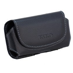 iPhone 4S 5S Extendable Horizontal Pouch (Slim Black)